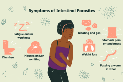 Can parasites cause flu-like symptoms?