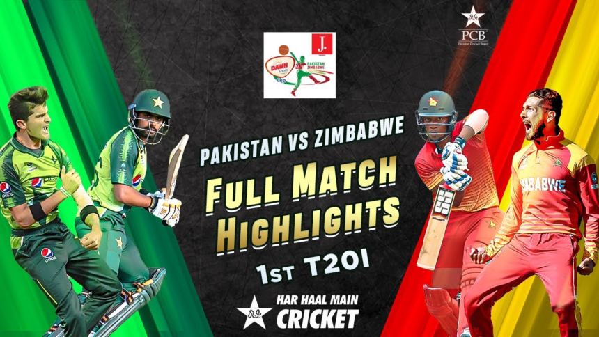 Pakistand vs Zimbabe 1st T20i head to head records