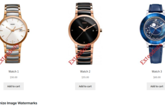 woocommerce watermark plugin