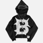 Billionaire Studios Bluto Mountain Zip Black Hoodie