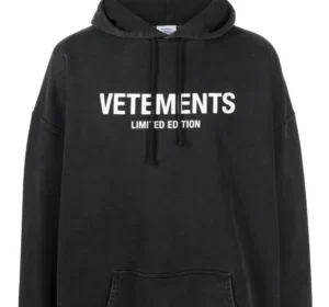 Black Hoodie Vetements