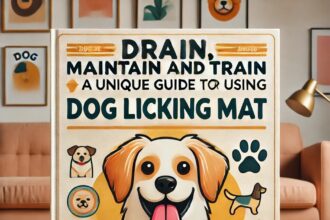 Drain, Maintain and Train; A Unique Guide For Using Dog Licking Mat