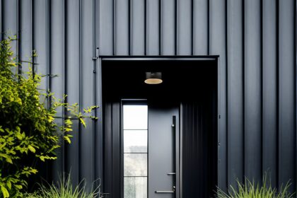 Contemporary steel door design for your home - Beautiful Homes