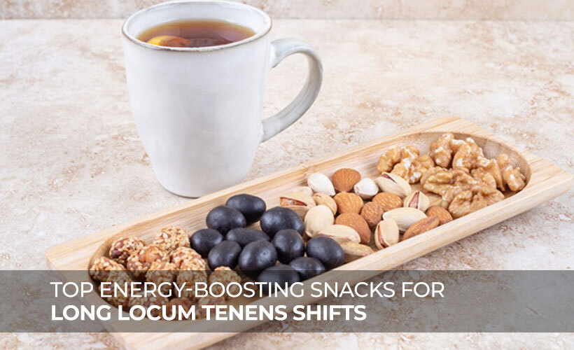 health snacks for locum tennes