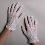 kids white gloves