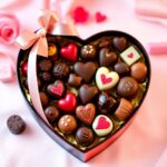 heart chocolate box