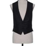 canvas waistcoat with details